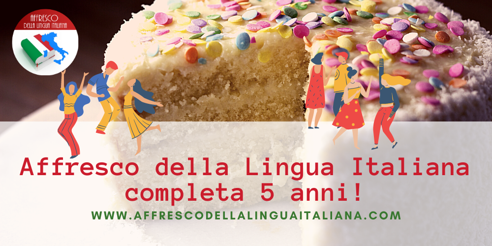 Affresco della Lingua Italiana completa 5 anni!